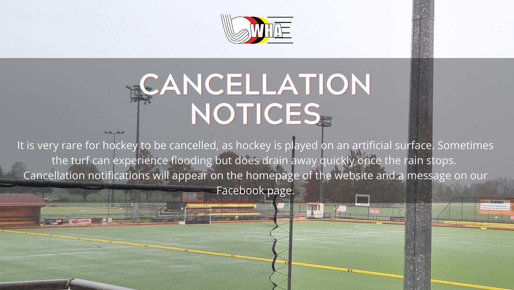 Cancellation Notices