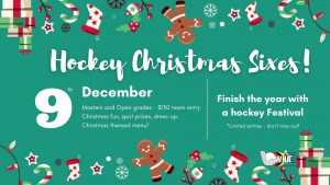 Hockey Christmas Sixes! CANCELLED @ Gallagher Hockey Centre